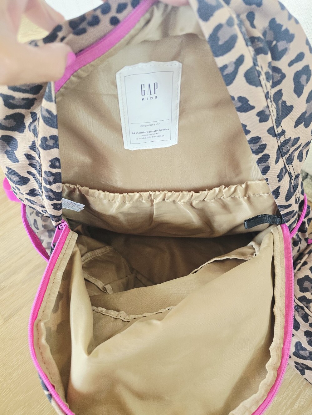GAP Kids Leopard/Pink Print Backpack and Lunch Box - Picture 5 of 6